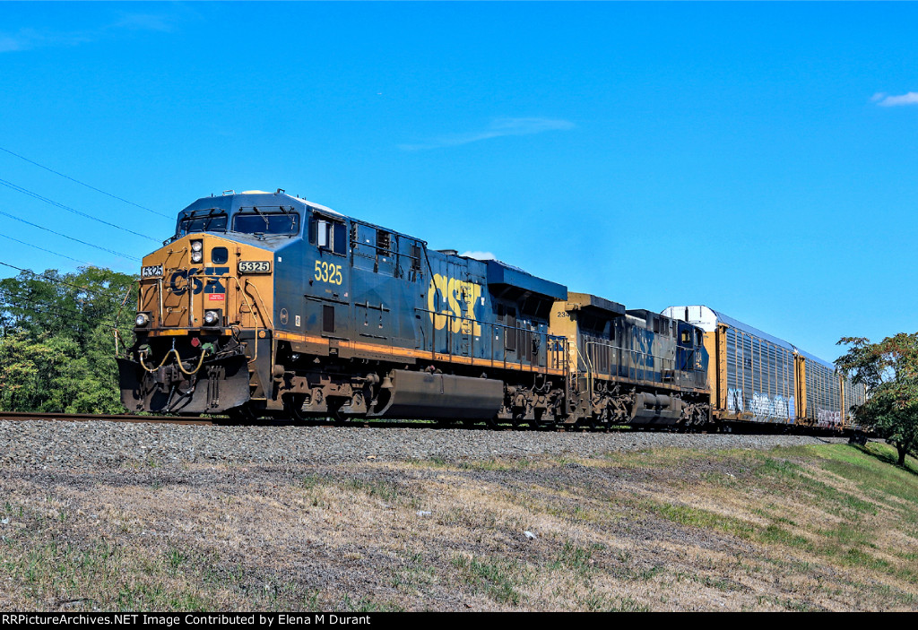 CSX 5325 on M-218